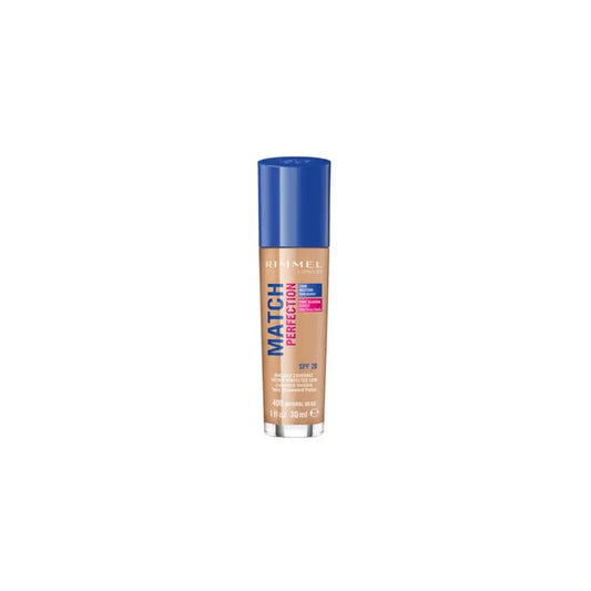Rimmel Match Perfection Foundation Spf20 400 Natural Beige  
