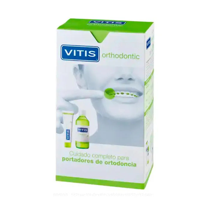 Vitis Orthodontic Toothpaste 100ml Duplo Mouthwash 500ml