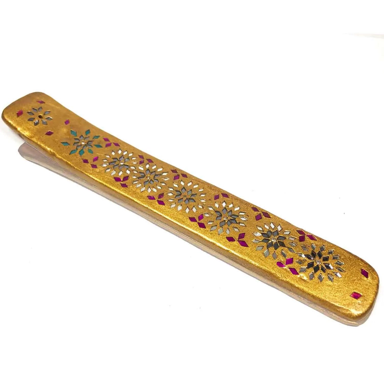 Radhe Incensario Dorado Mosaico