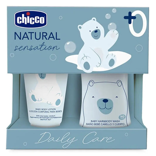 Chicco Natural Sensation Hygiene & Bath Set 2 Pieces