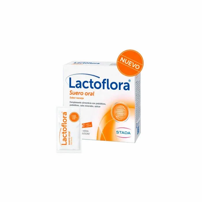 Lactoflora Oral Serum Orange Flavor Probiotics Prebiotics 6 Sachets