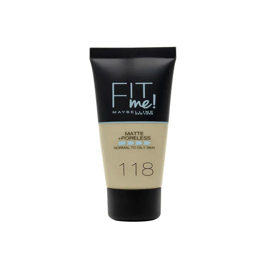 Maybelline Fit Me Matte + Poreless Foundation 118 Nude 30ml