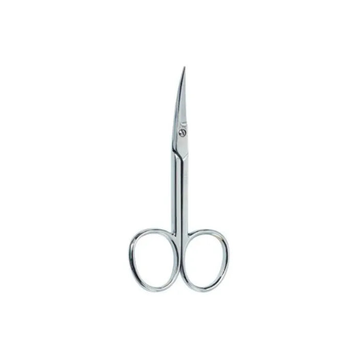 Beter Professional Curved Chrome Manicure Scissors for Cuticle 